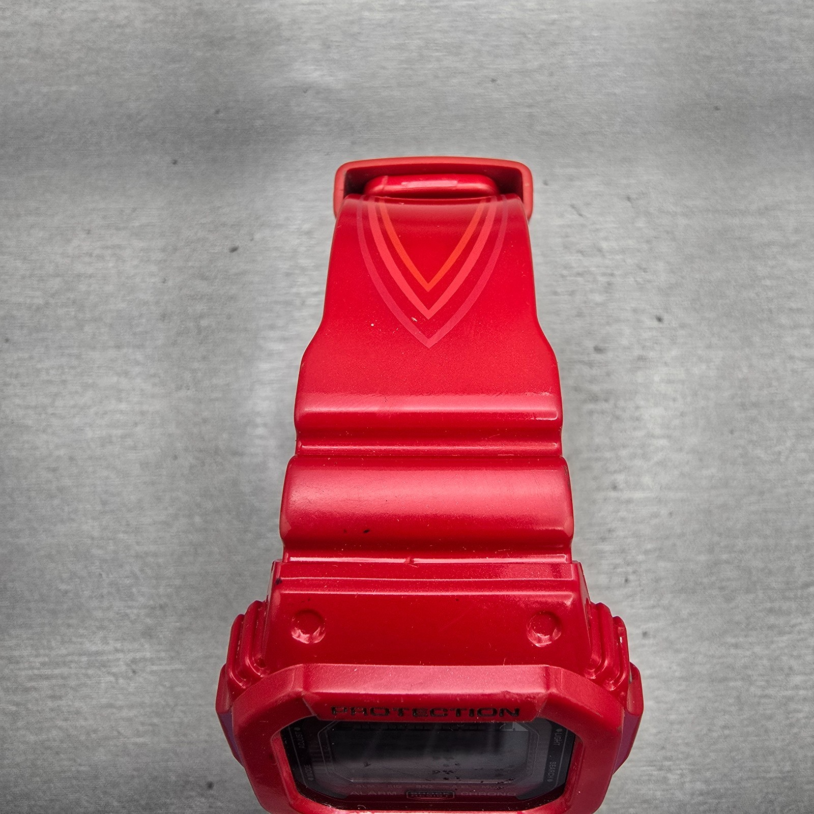 Casio G-Shock GLX-5600 Watch Men 44mm Red Alarm Chronograph G-Lide New Battery