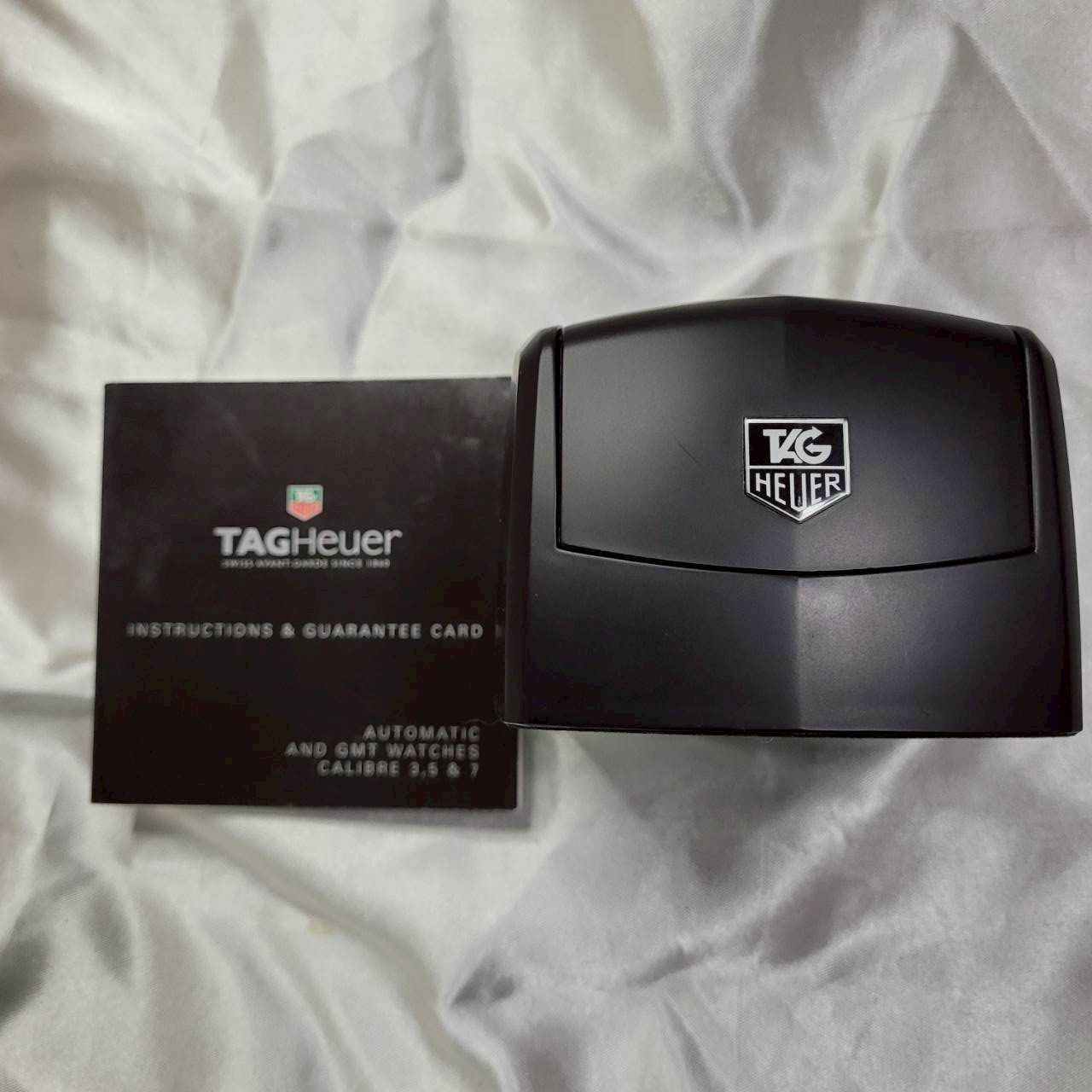 Genuine Tag Heuer Watch Box Fit Formula One F1 Black Box Vintage Box & Booklet