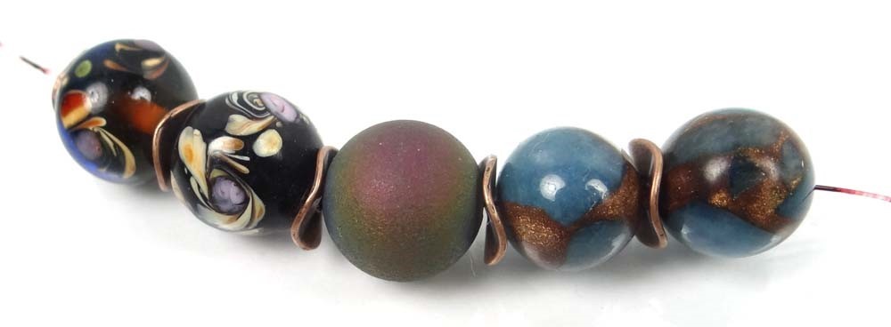 50 Antique Gold Pewter Washers Spacer Wavy beads 10mm