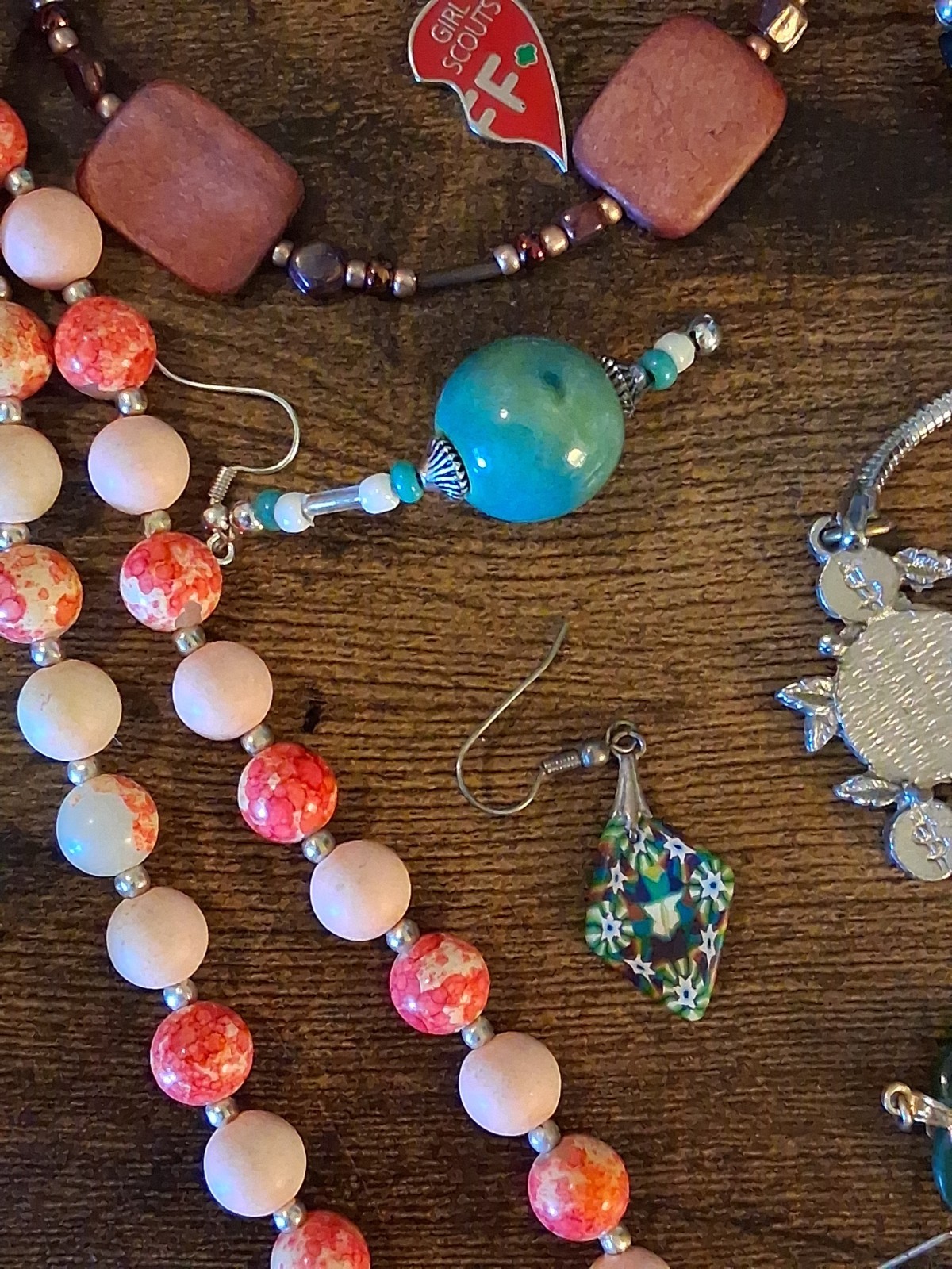Assortment Costume Jewelry & Other Vintage Items Including 2 Ounces 999 Copper