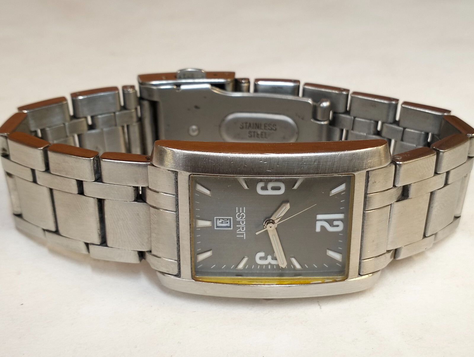 ESPRIT QUARTZ GRAY DIAL 4140 MEN’S FULLY WORKING CONDITION ALL ORIGINAL VINTAGE