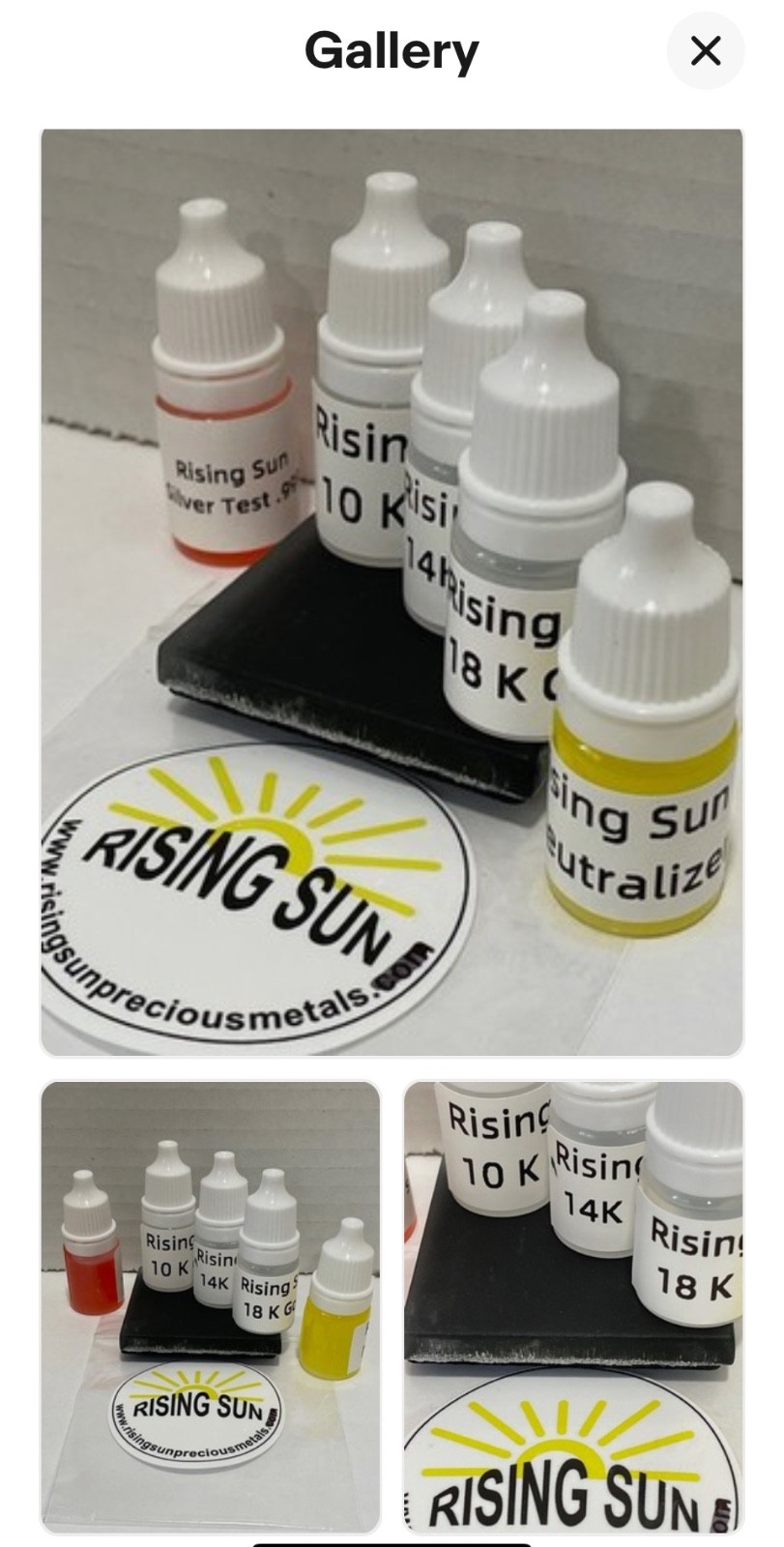 1Gold Test, Gold Test Kit, Gold Tester, Gold Acid 10K, 14K, 18K, Test Stone, a