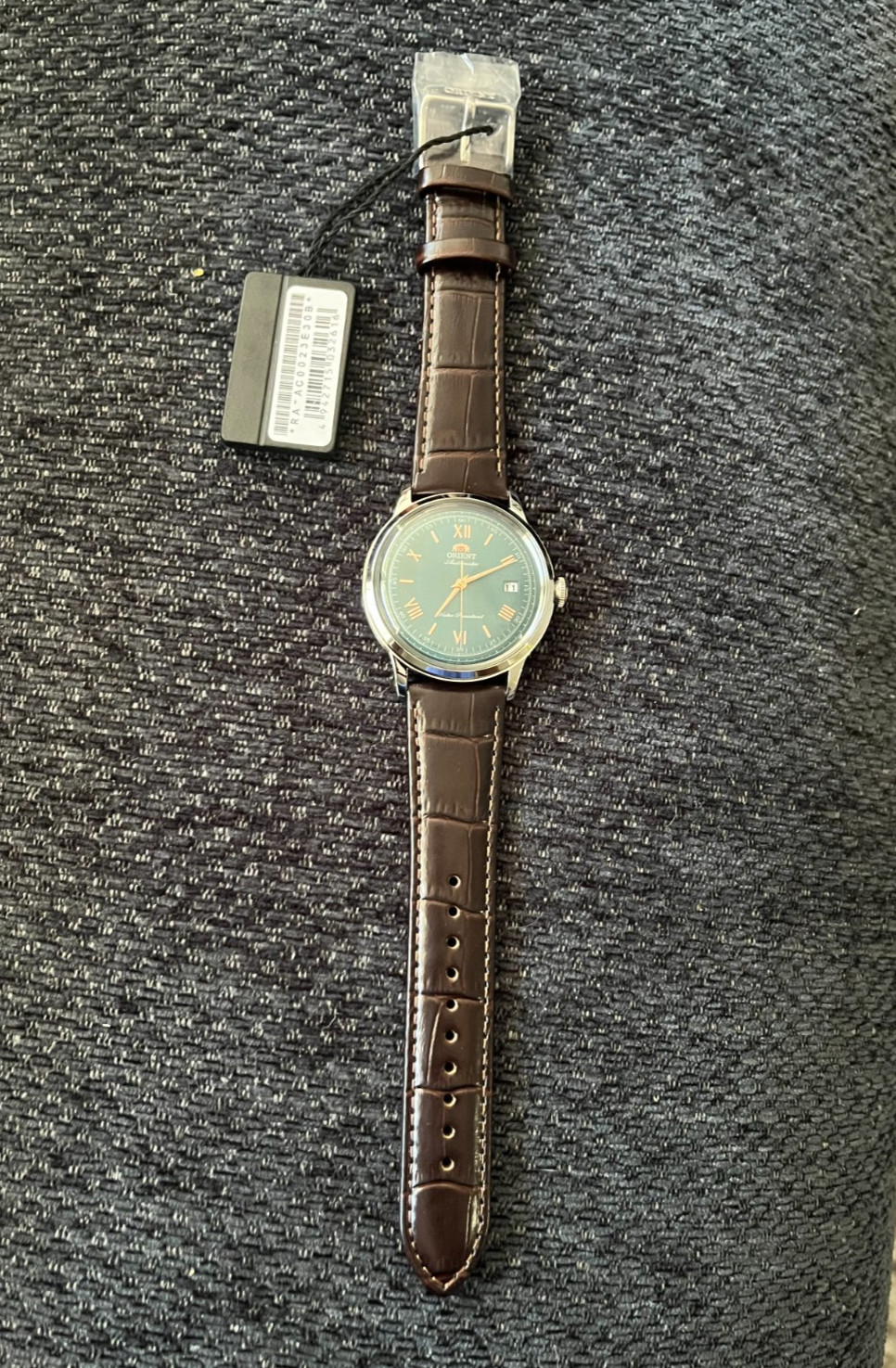 Orient Bambino RA‑BB0001E Green Dial Automatic 38.4mm New Full Set Men’s Watch