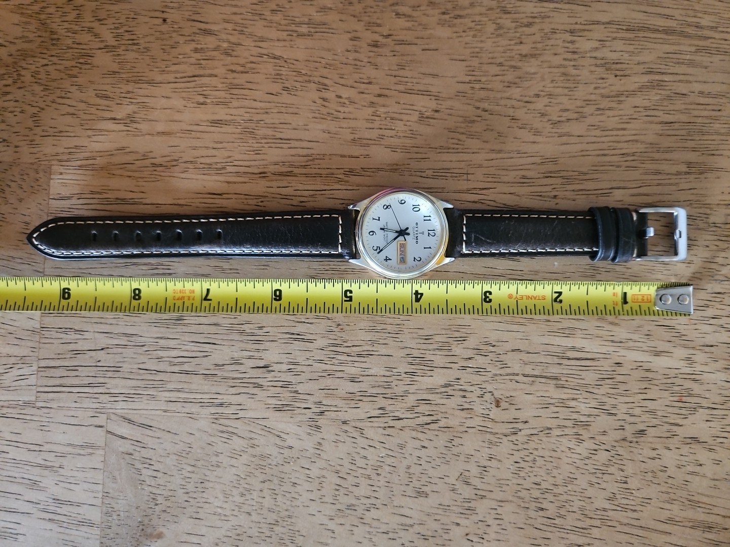 Optima Quartz Day Date Watch