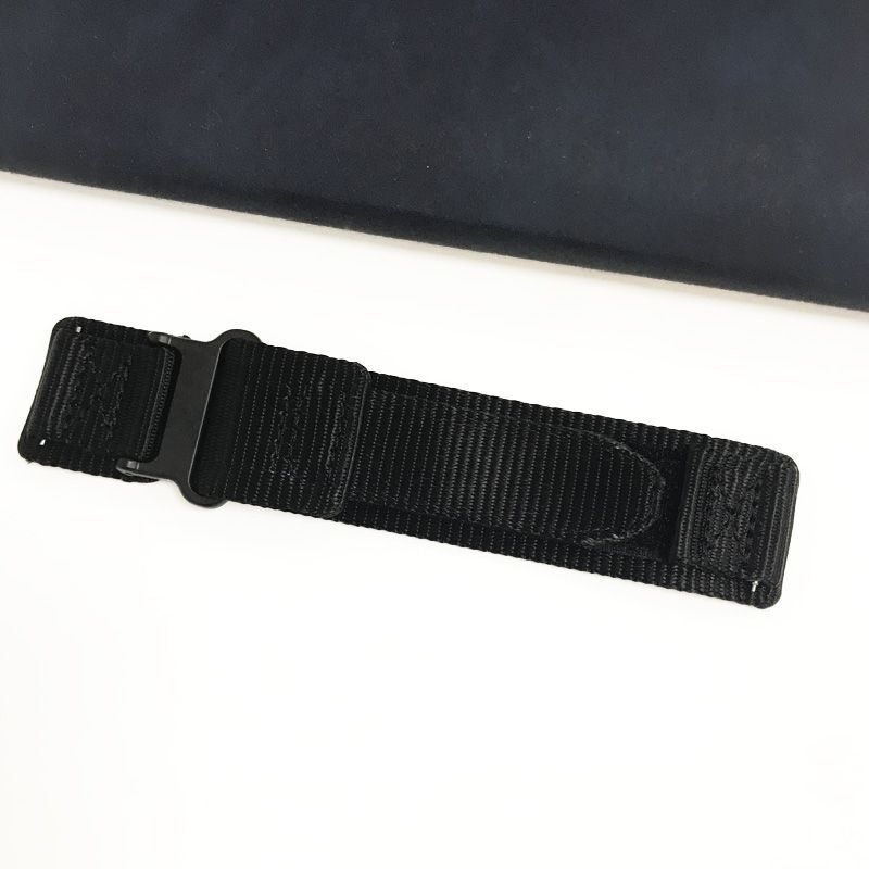 Quality Solid Colour Nylon Sports Watch Strap Men’s Wild Trail Wrist band 22mm