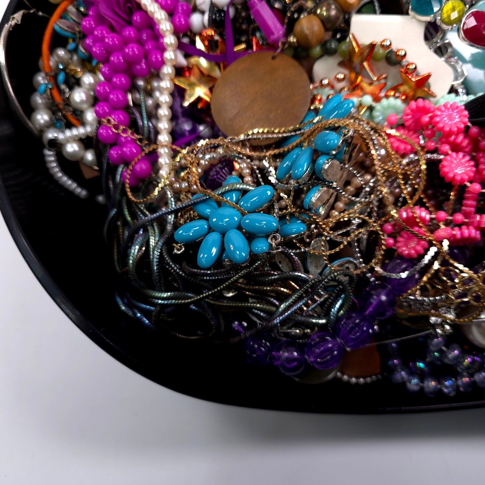 10 lb Vintage to Now Mixed Jewelry Lot Costume Craft Repair Junk Resale J38