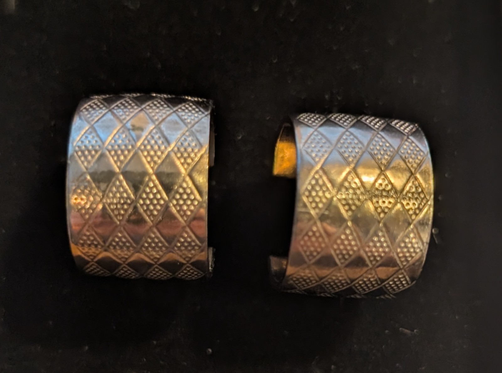 Rare Vintage Louis Ferro Earrings, from the 1950s, patent # 2,647,379