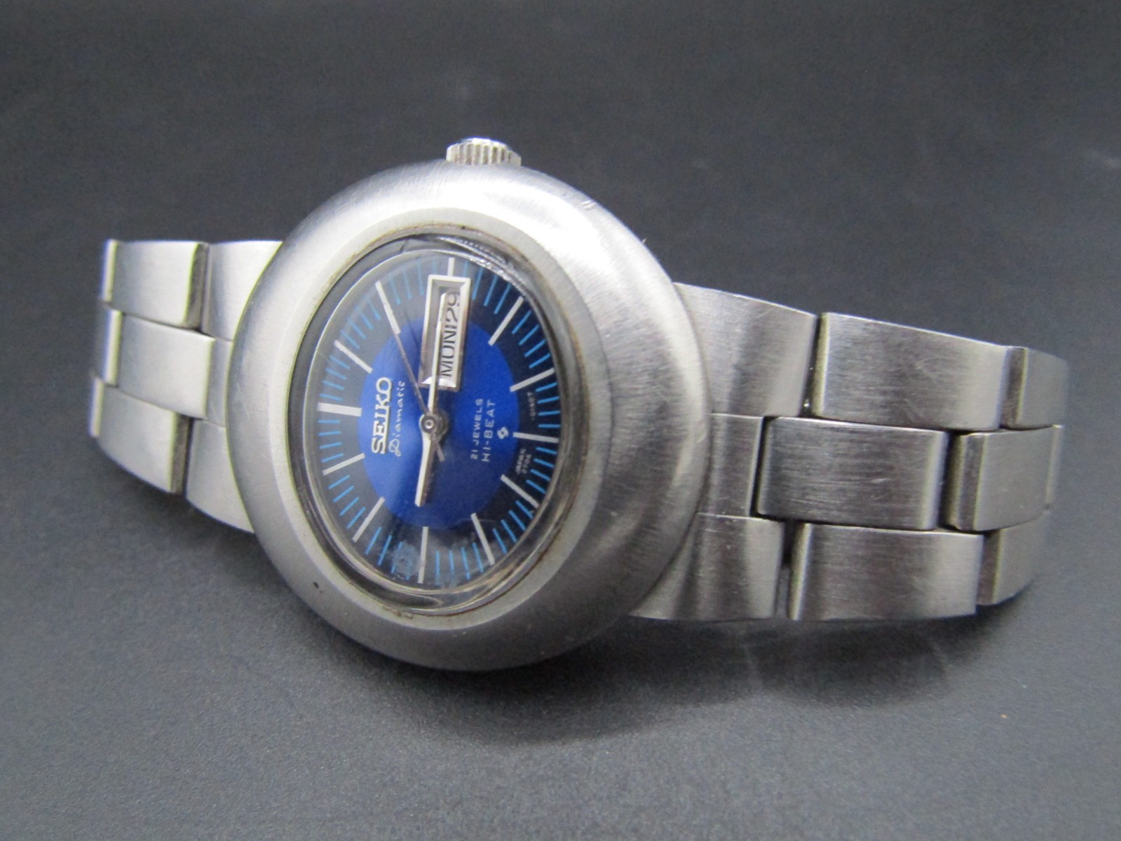 Vintage Rare Seiko Diamatic Hi-Beat Eyeball 2706-7020 Automatic 21 Jewel Watch
