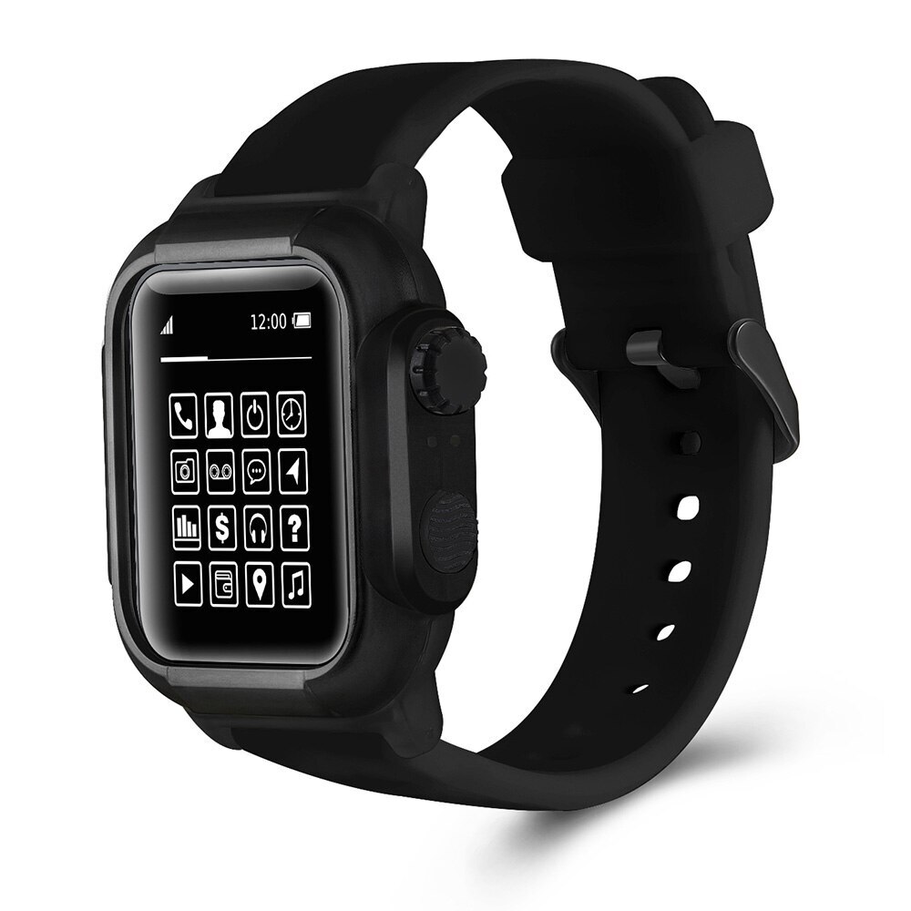 Waterproof Case with iWatch Band Strap For Apple Watch Series 8 7 6 5 4 3 2 1 SE
