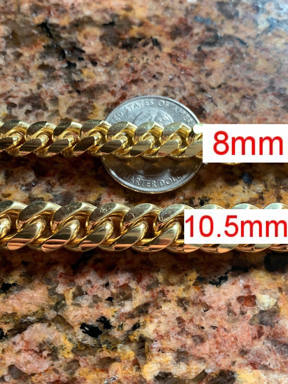 Cadena O Pulsera Cubana Para Hombre – Oro De 14k Sobre Plata Solida 925 ITALIA