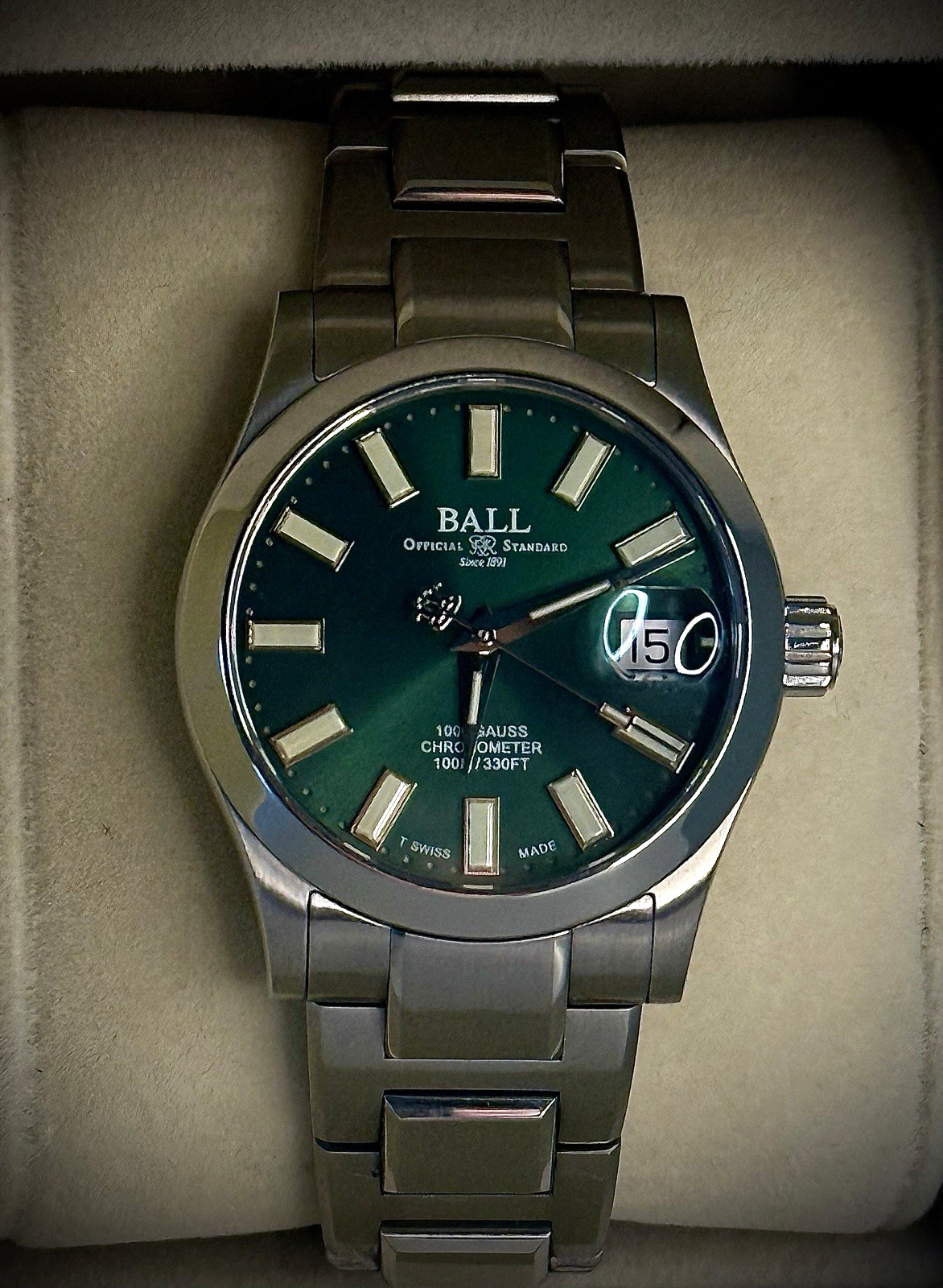 BALL engineer iii Marvelight Green Chronometer 36mm – Full Set