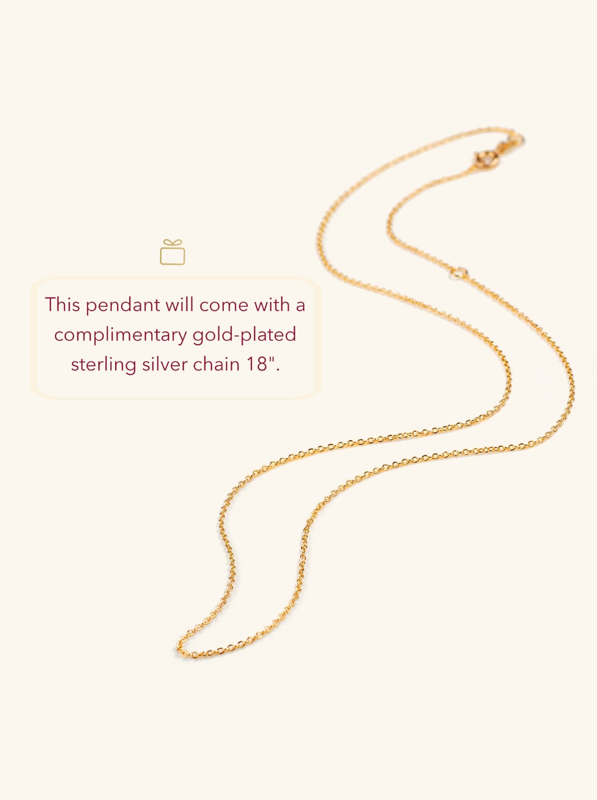 High Luster 8.7mm Round Silver-Rose Japanese Akoya Pearl Pendant 18K Yellow Gold