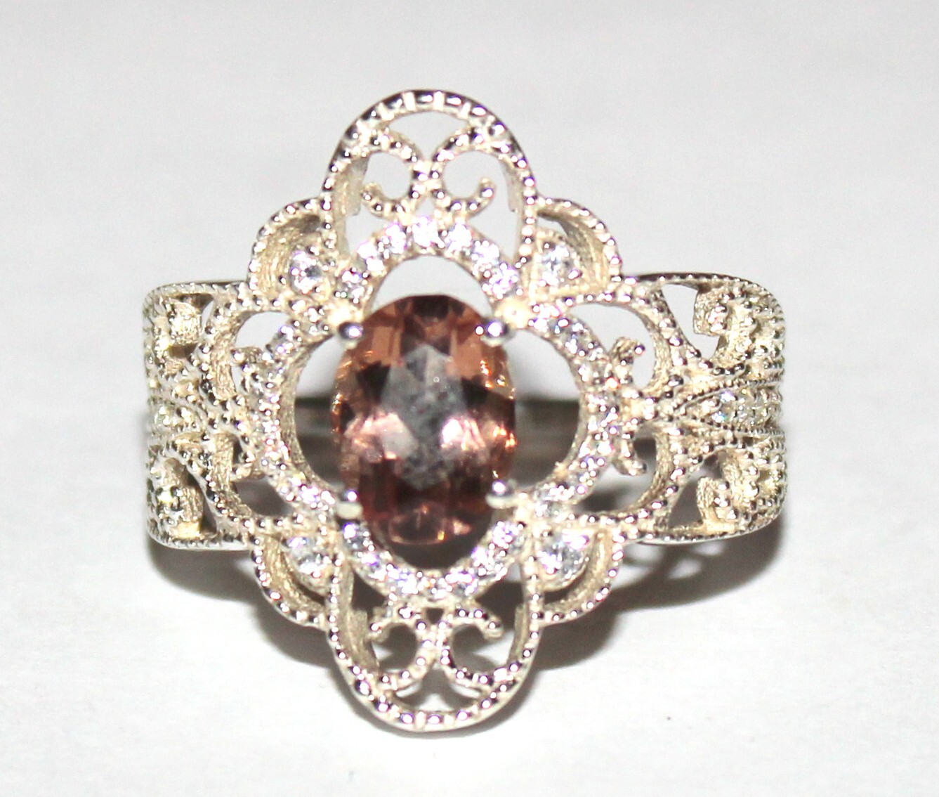 Genuinely Color Change Russian Zultanite 925 Silver Oval Ring, Alexandrite Ring