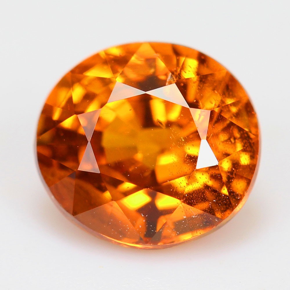 1.32 Carats Fanta Orange Natural Unheated Oval Shape Spessartite Garnet Gemstone