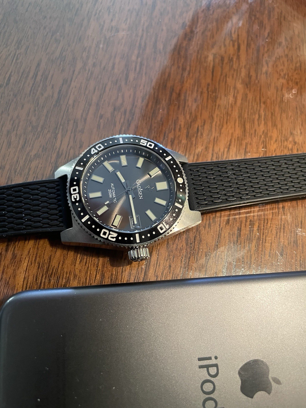 Cadisen C8207 Men Automatic Divers Watch 38MM 62 mas Homage