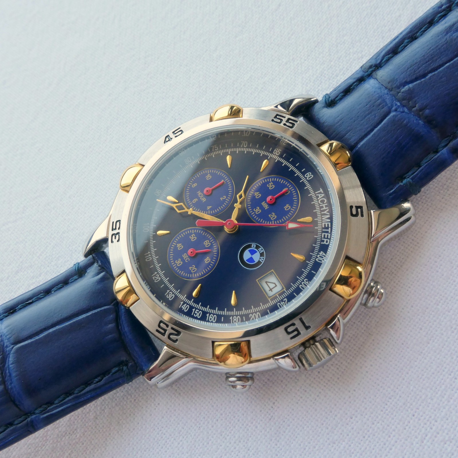 BMW Classic Retro Sport Car Accessory Design Made in Germany Watch Chronograph