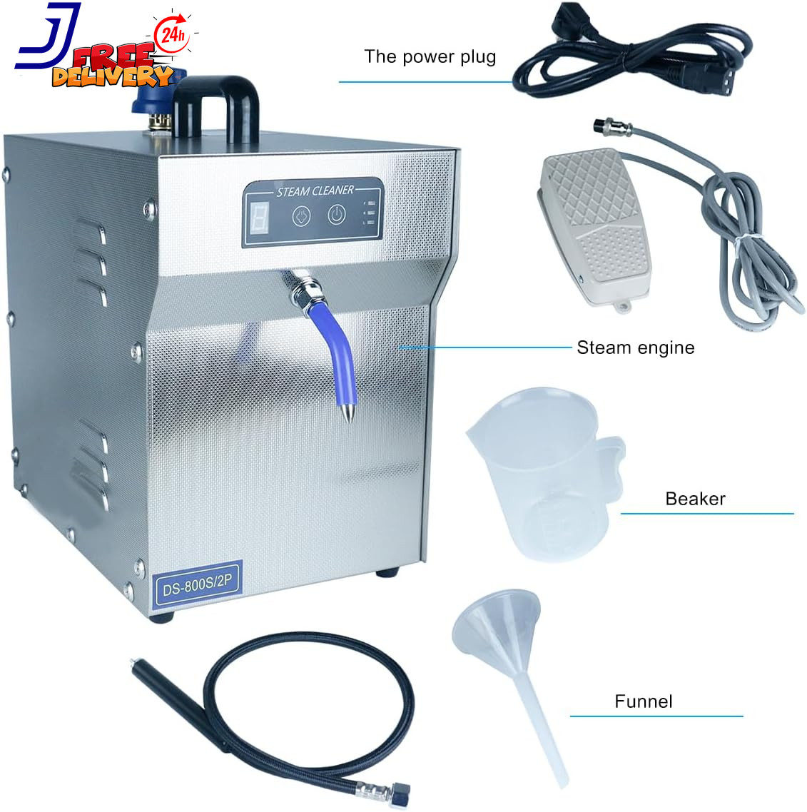 Jewelry Cleaner Machine for Silver & Gold Professional Steam Cleaner Machine