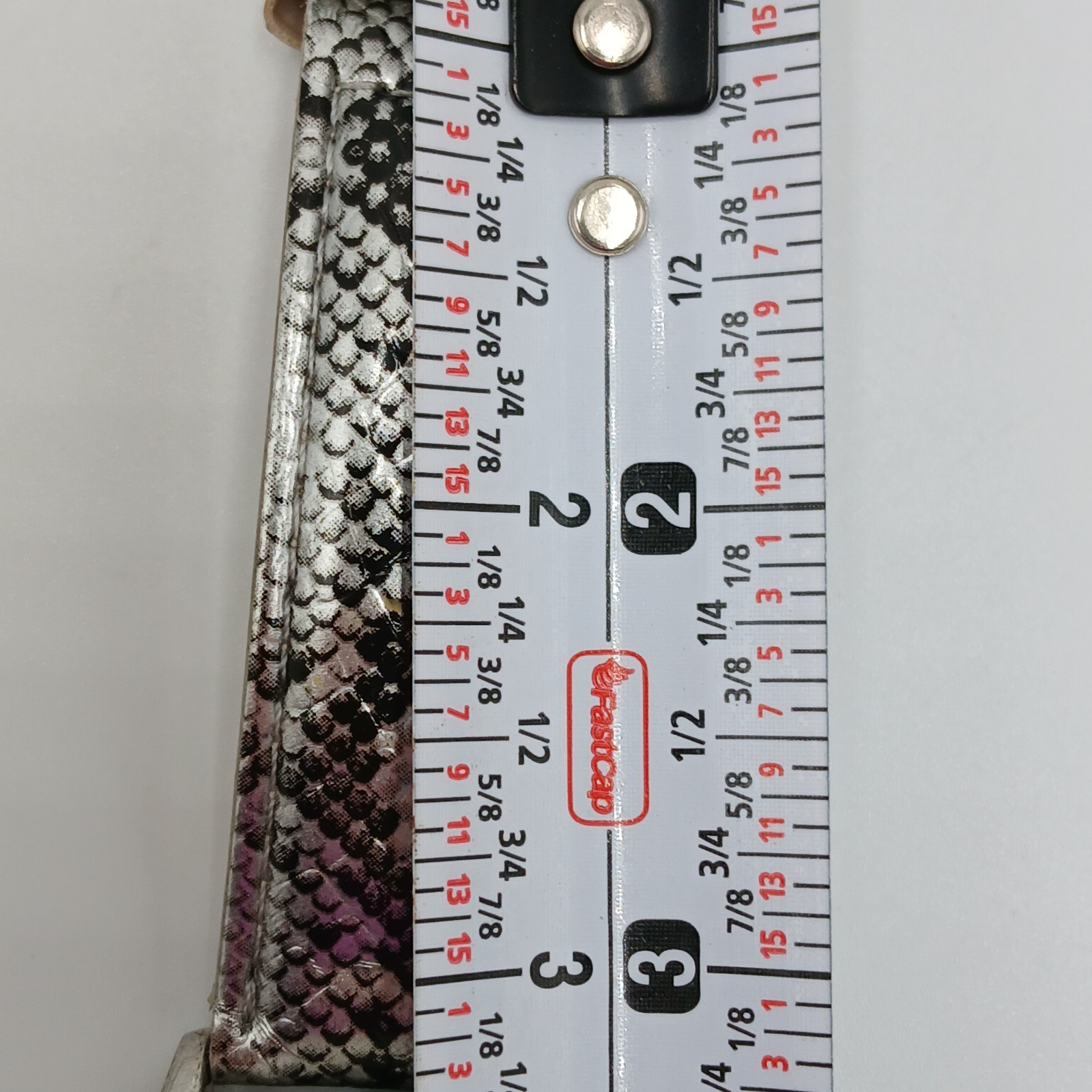 Ashley Stewart Watch Mother of Pearl Silver Tone Crystal Bezel Seconds Hand