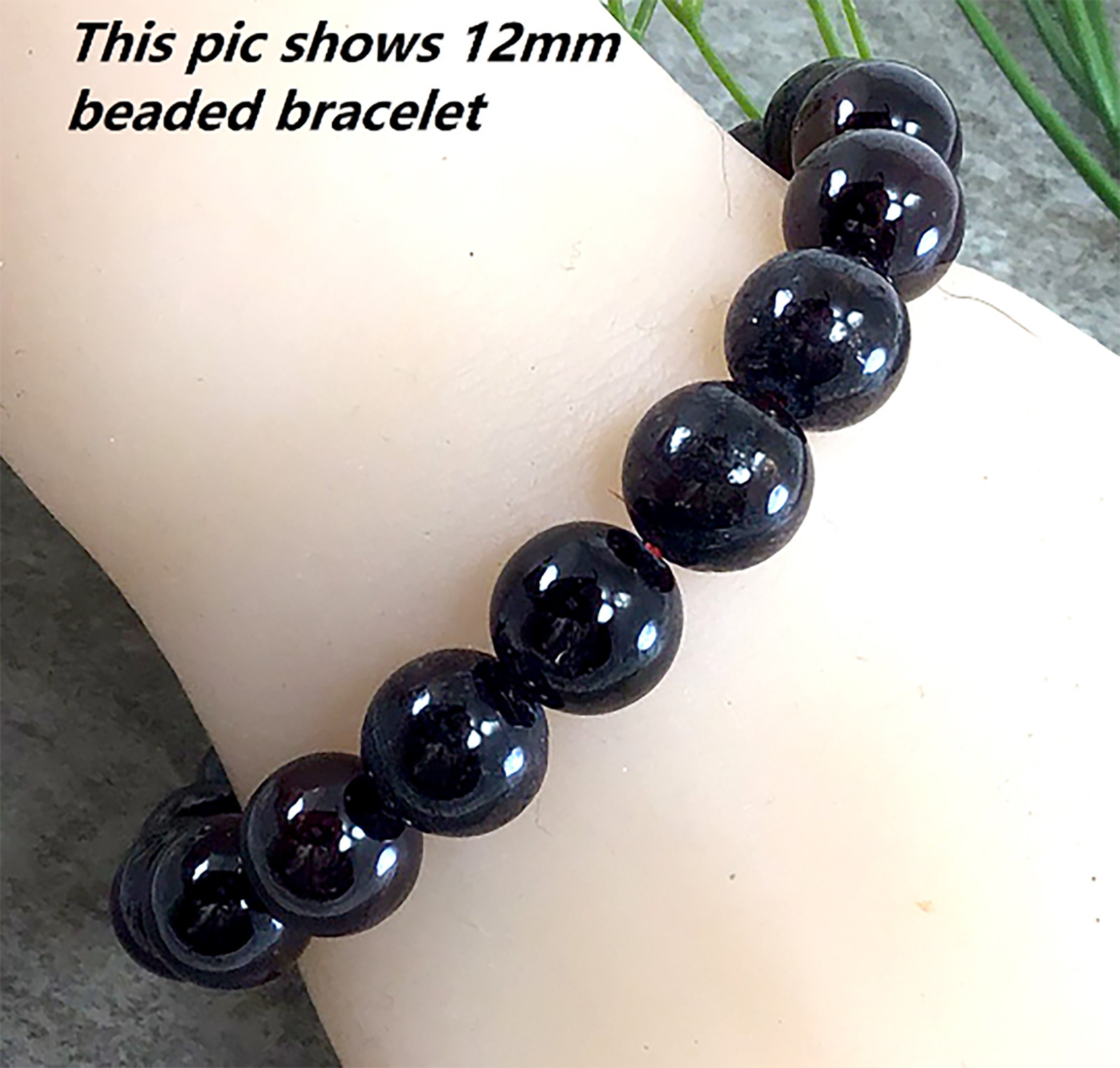 Garnet Stone Stretchy Bracelet Healing Gemstone 4mm 6mm 8mm10mm12mm