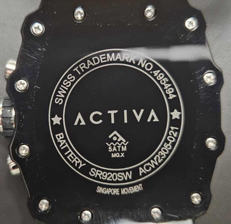 Activa Fury X Invicta Mens Quartz MG53 Skeleton Dial Yellow 44mm ACW2305-021 NIB