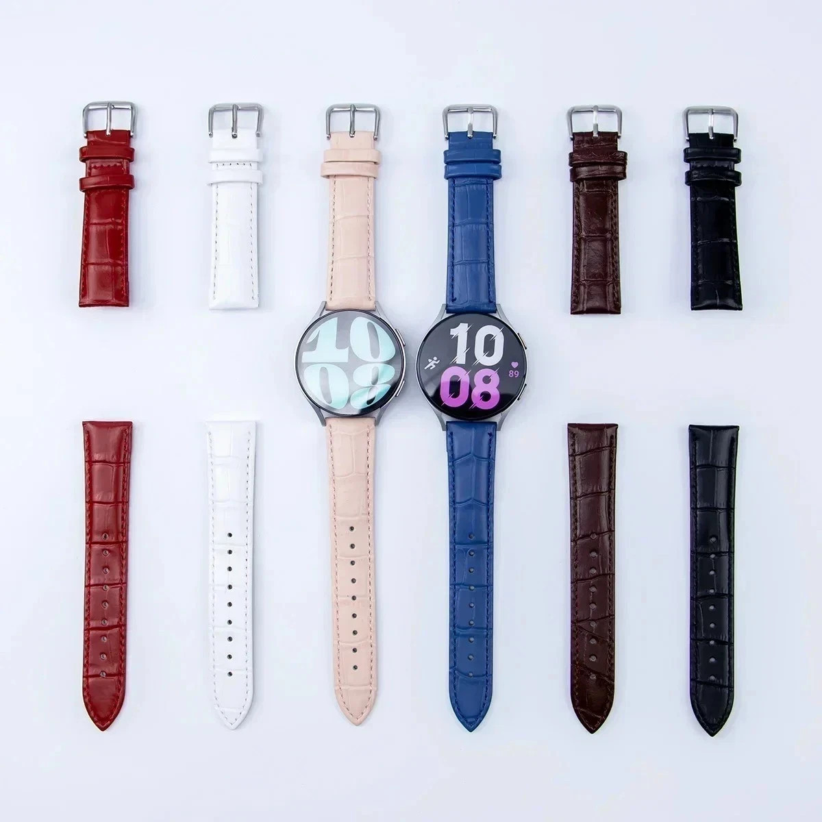 Genuine Leather Mens Watch Strap Band Brown Black 12mm 14mm 16mm 18mm 20mm 22mm