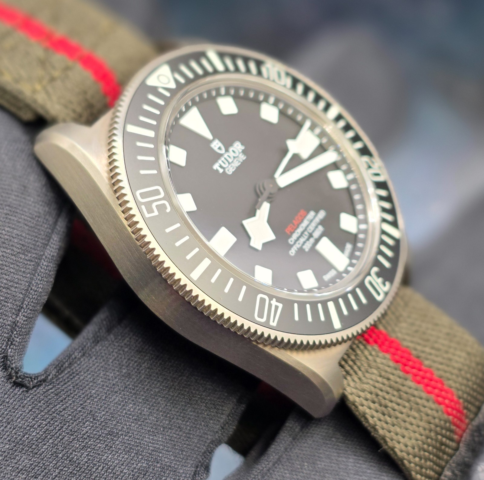 2025 TUDOR Pelagos FXD M25717N-0001 Titanium 42mm Excellent Black Dial NATO