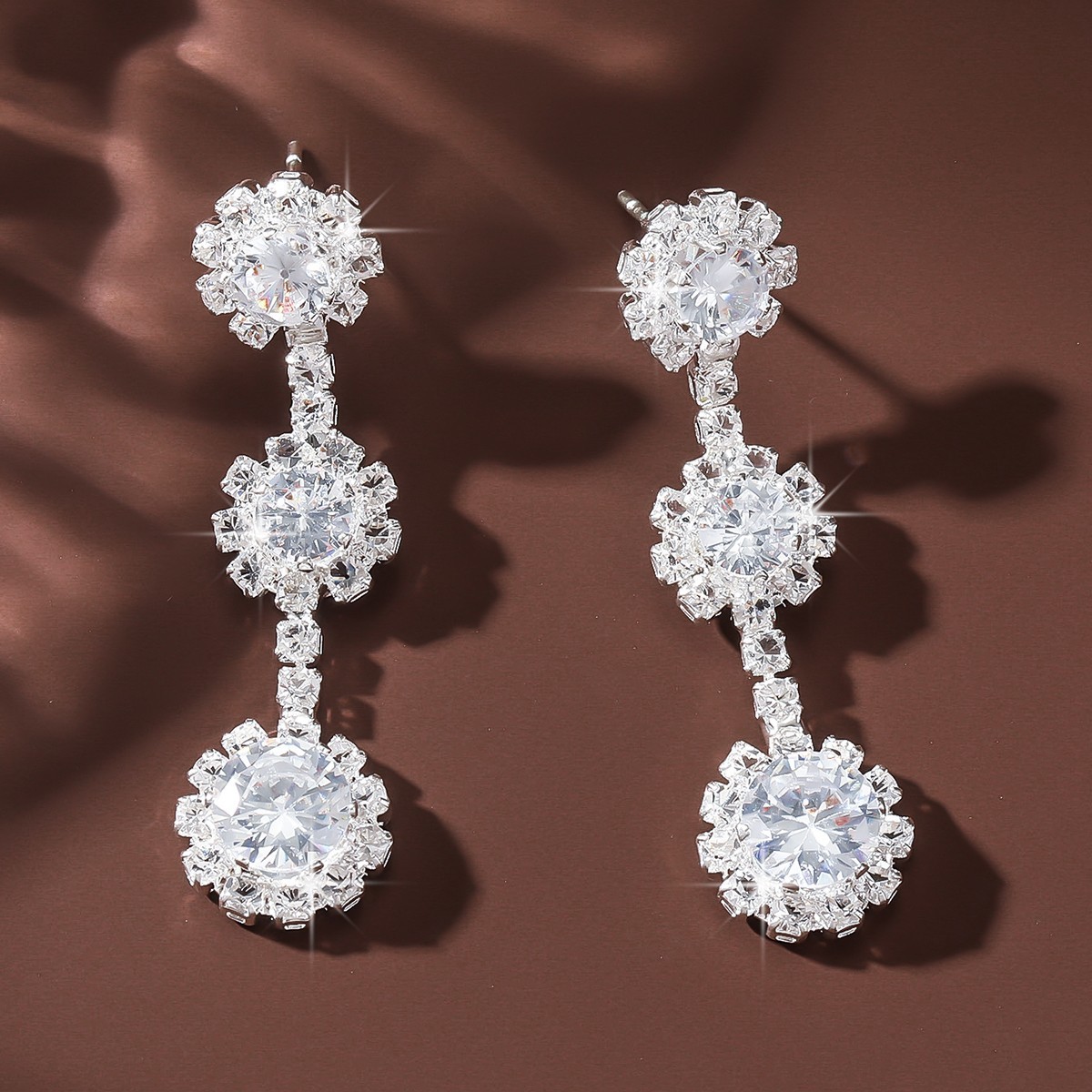 2PC Women’s Pearl Petal Ball Earrings Fashion Party Travel Holiday Gifts
