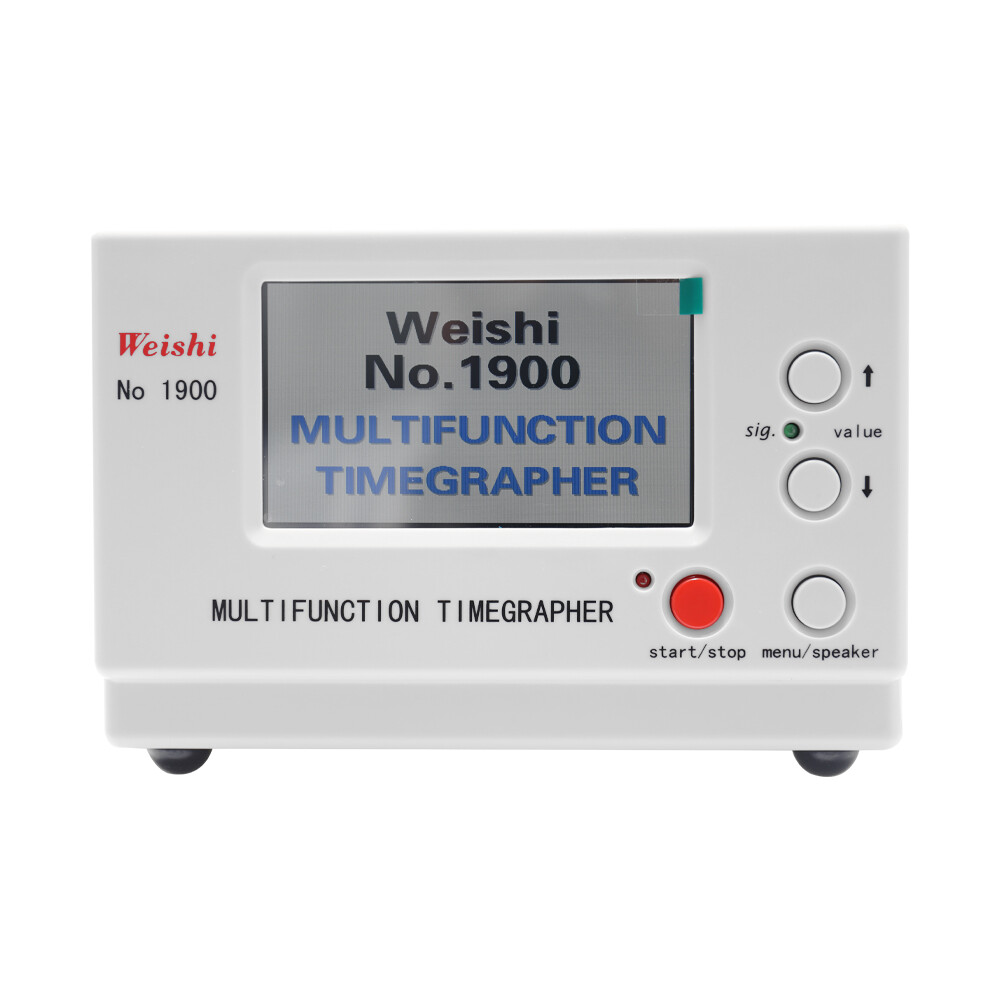 No.1900 Weishi Timegrapher Mechanical Watch Timing Machine Multifunction US Plug