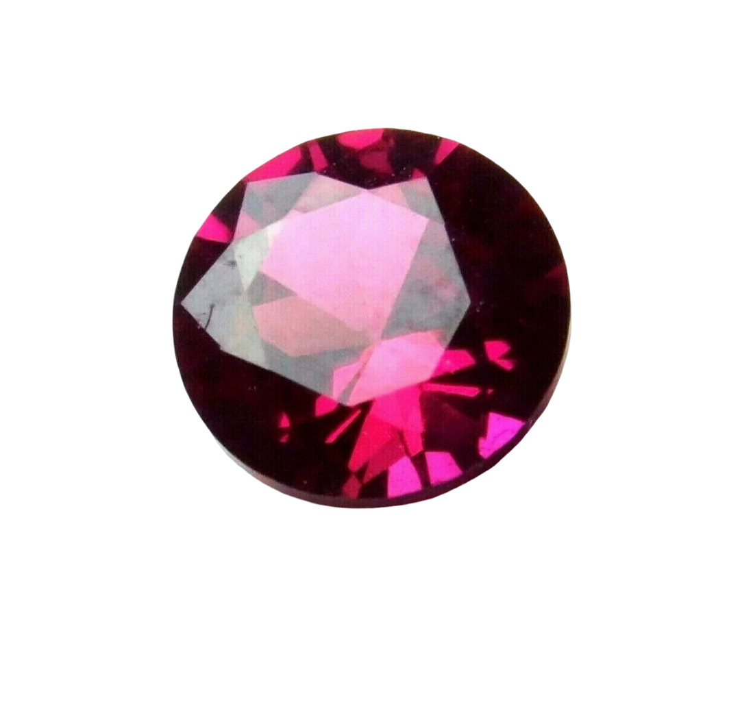 6 Ct NATURAL Gemstone RED Ruby Mozambique Round Diamond Cut CERTIFIED