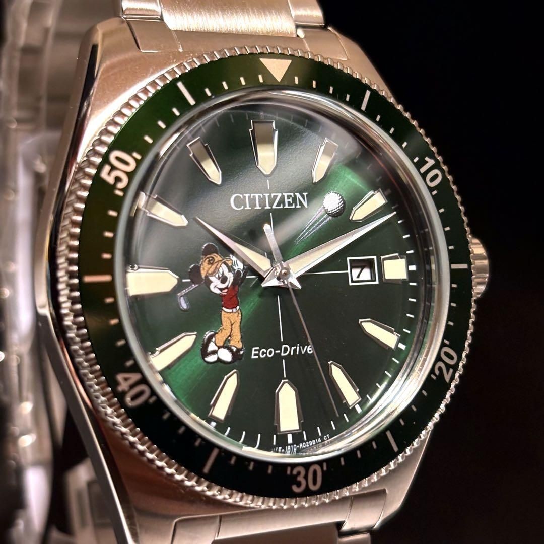 [B1P] CITIZEN Disney Golf Mickey Mouse Limited Men’s Watch [t4w]