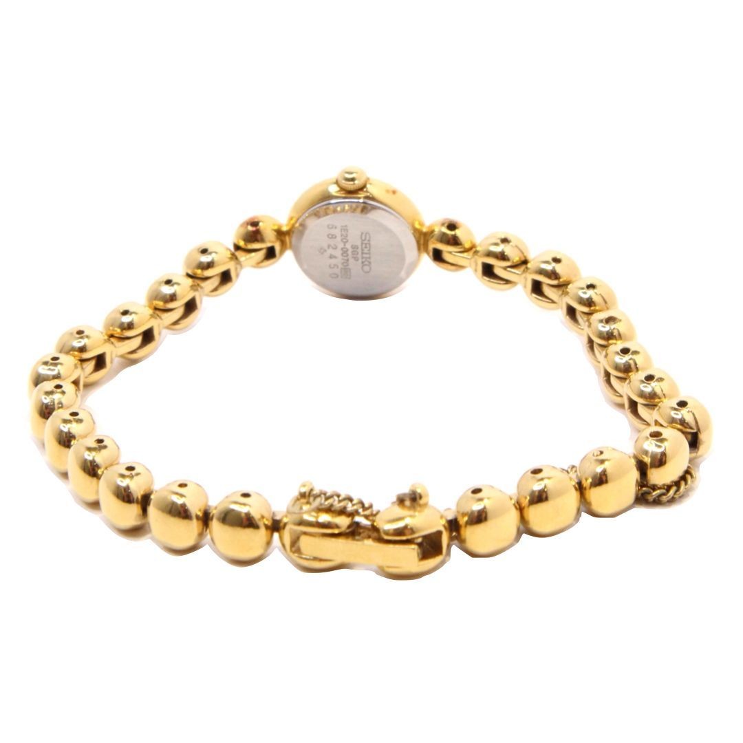 SEIKO Watch Gold 1E20 0070 682450 Ladies