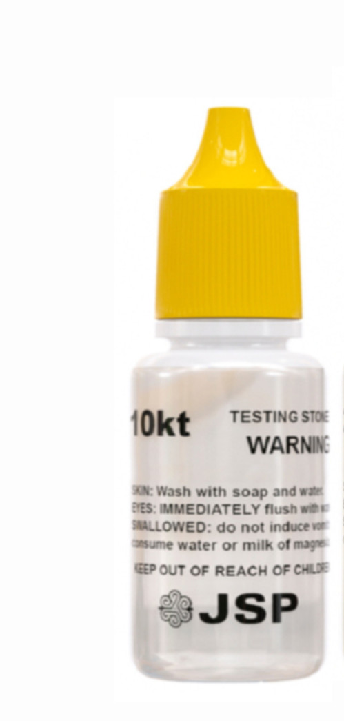 JSP 10K Gold Jewelry Testing Test Acid Solution Coins Bar Scrap Precious Metals