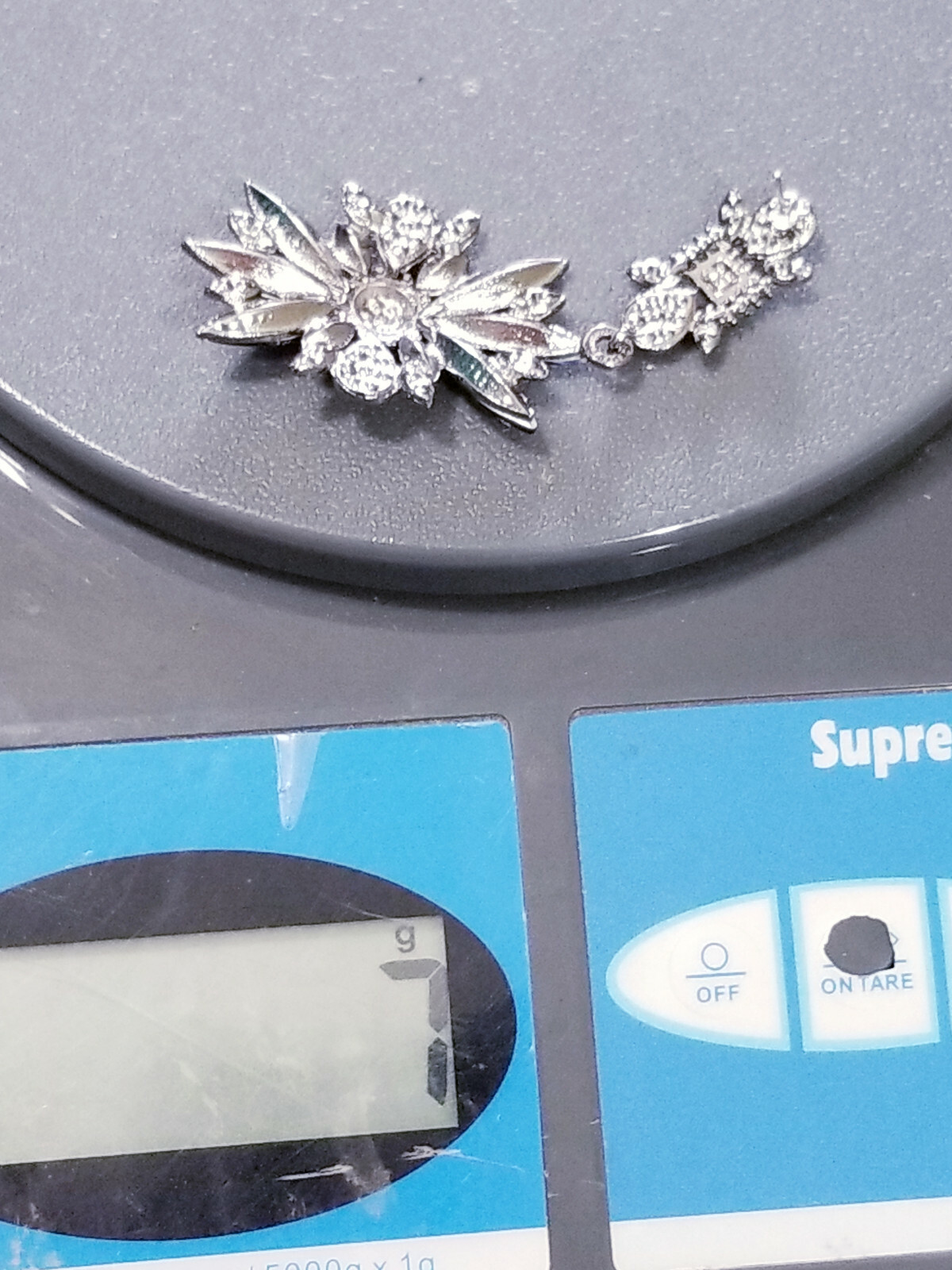 Rhinestone Chandelier Drop Earrings Steampunk Prom Pageant Jewelry 2.8 in Blue