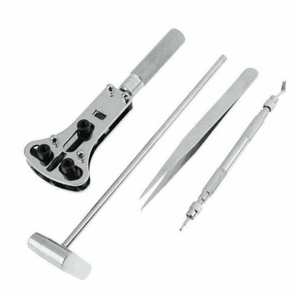 Watch Repair Kit 147PCS Watch Battery Replacement Tool Kit Watch Remover Tool US