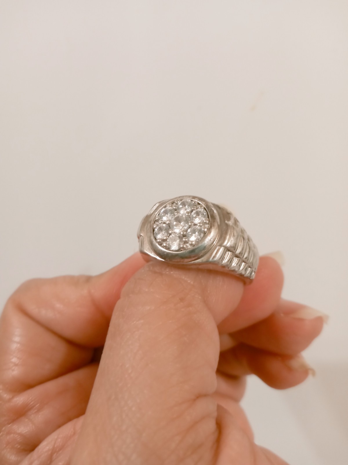 Vintage Sterling Silver Men Ring
