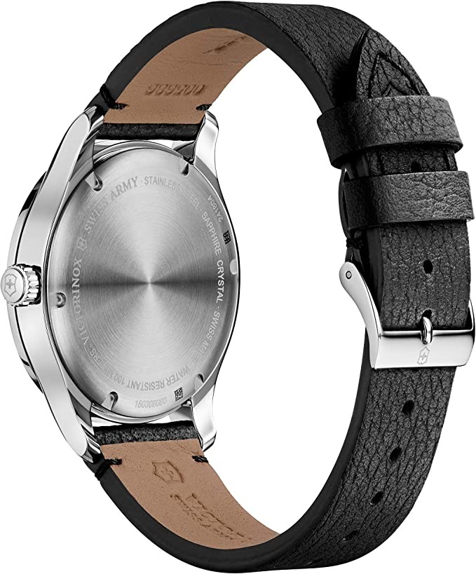 VICTORINOX Alliance Men’s 241804 Silver Swiss Quartz Watch 40mm MSRP $460