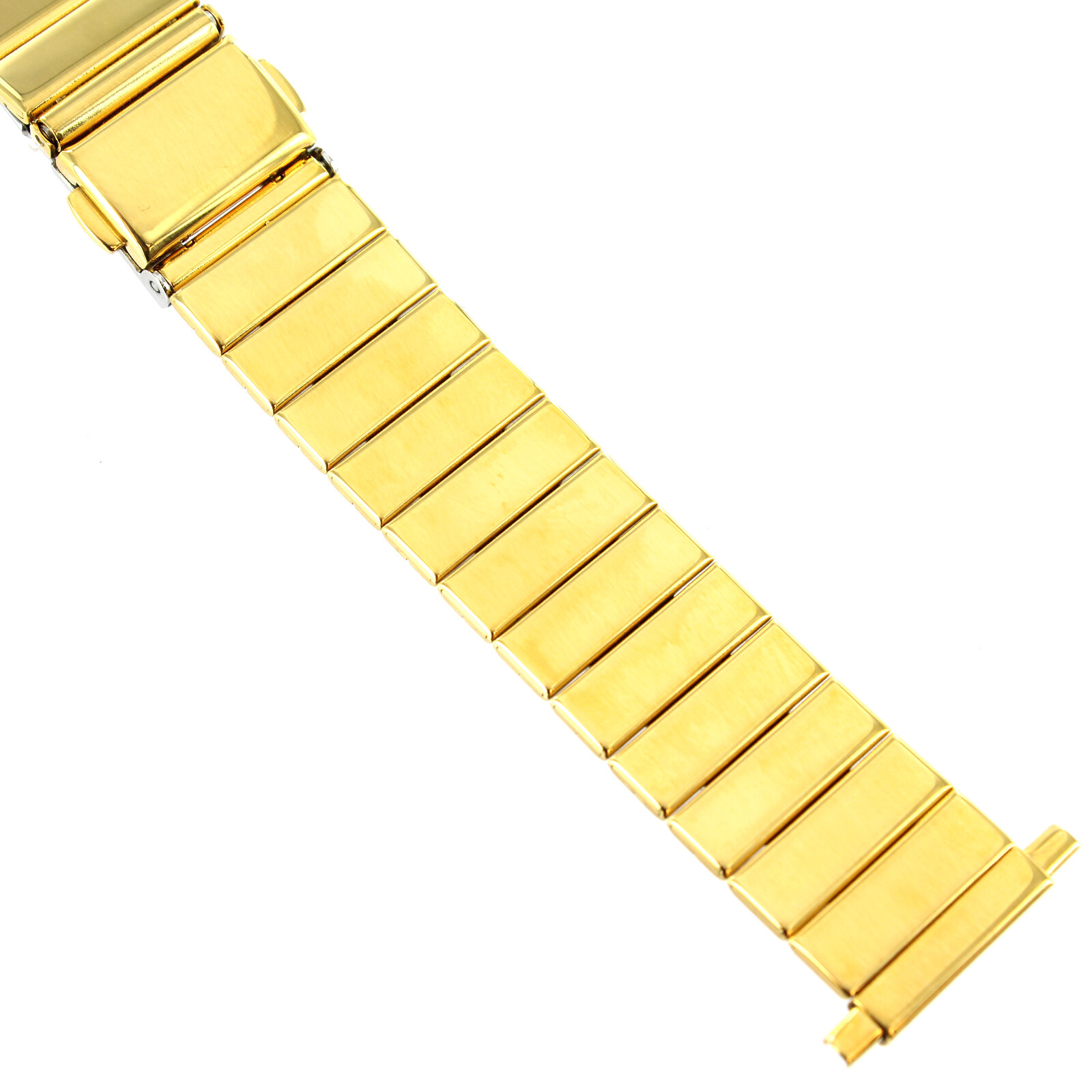 16-22mm Speidel Gold Tone Stainless Double Push Button Clasp Mens Band 1655/17