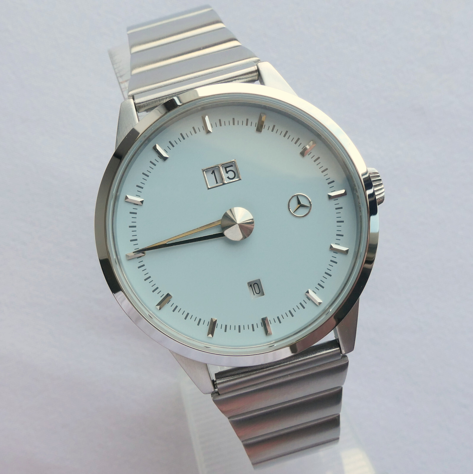 Mercedes Benz Classic Car Accessory Art Deco Retro Design Single One Hand Watch