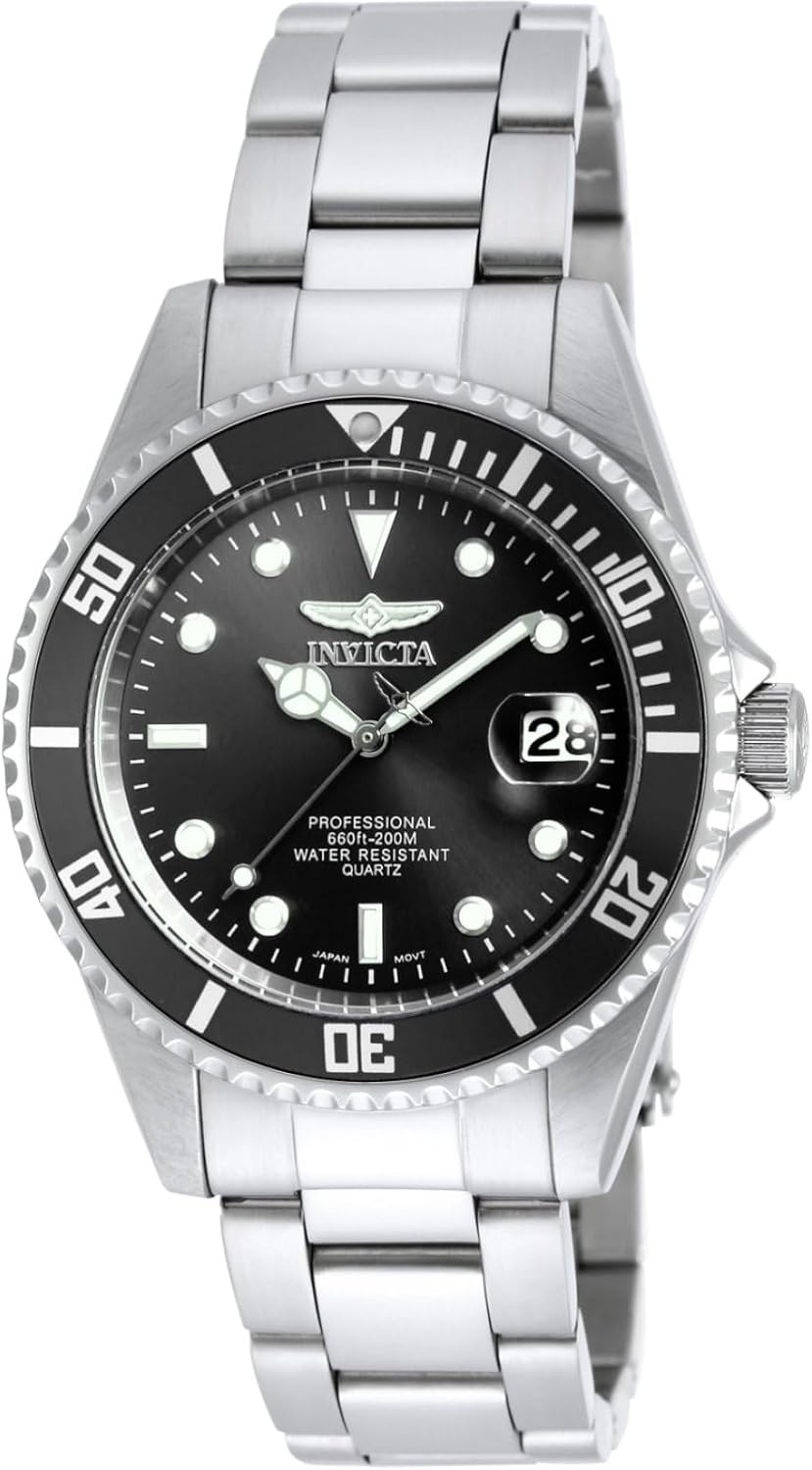 Invicta Men’s 8932OB Pro Diver Analog Display Quartz Silver Watch