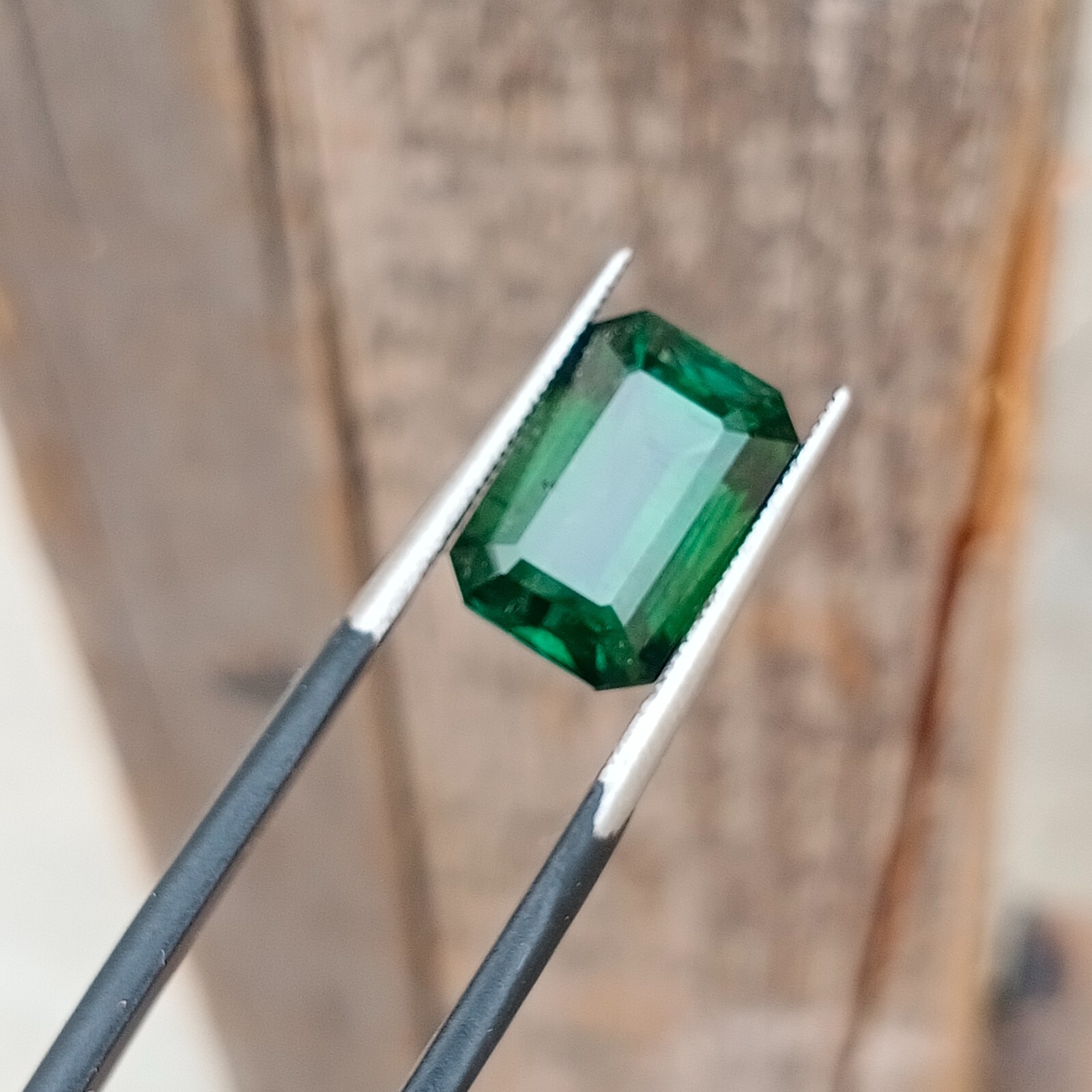 6.80 Carat Natural Cut Green Color Tourmaline Loose Gemstone From Afghanistan