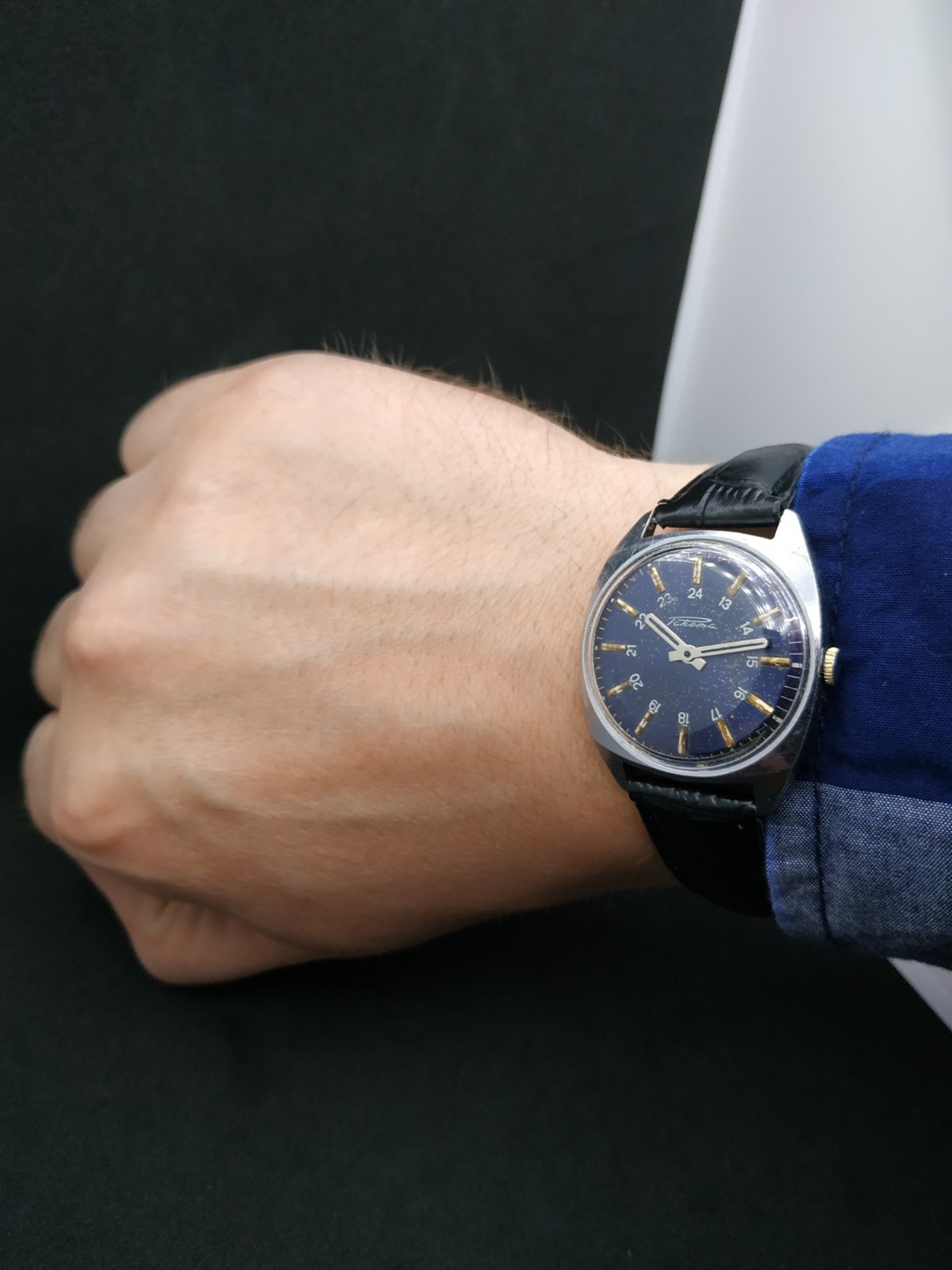 Men’s Dress Casual Vintage USSR Watch Raketa Mechanical 2609.HA Retro Soviet ☭