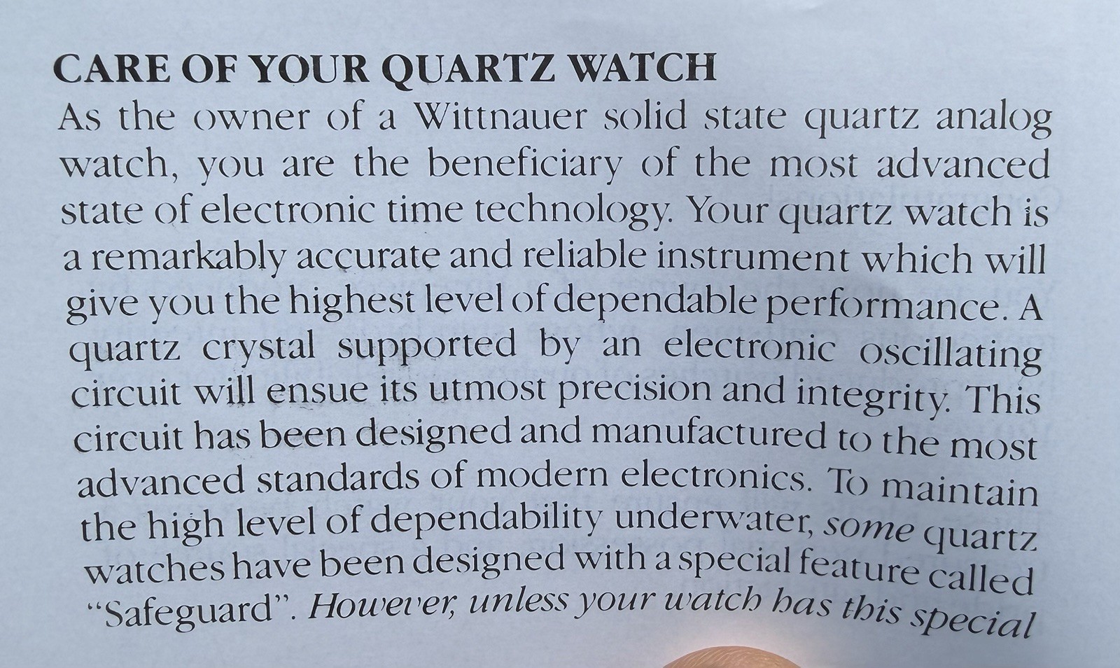 wittnauer mens watch Odyssey Vintage With Box