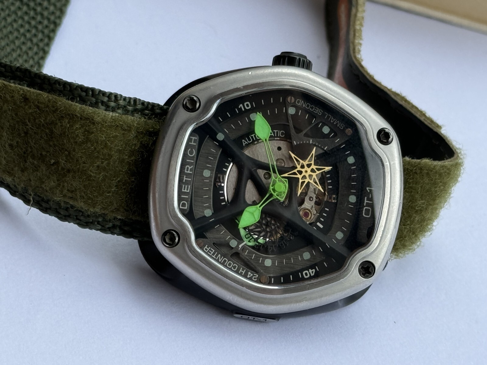 Dietrich Organic Time T-1 Watch Automatic Mens 46mm
