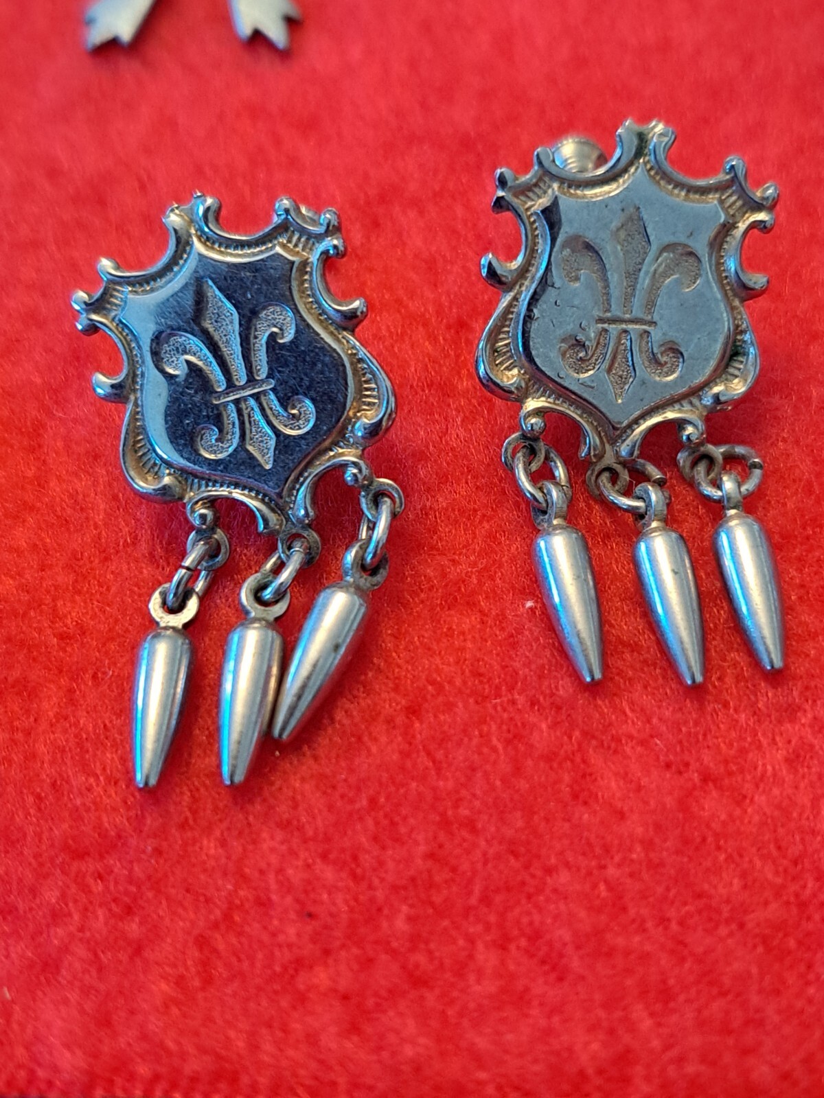 Earrings Vintage Silver Tone Costume Design Several Styles a Lot of 15 Pair