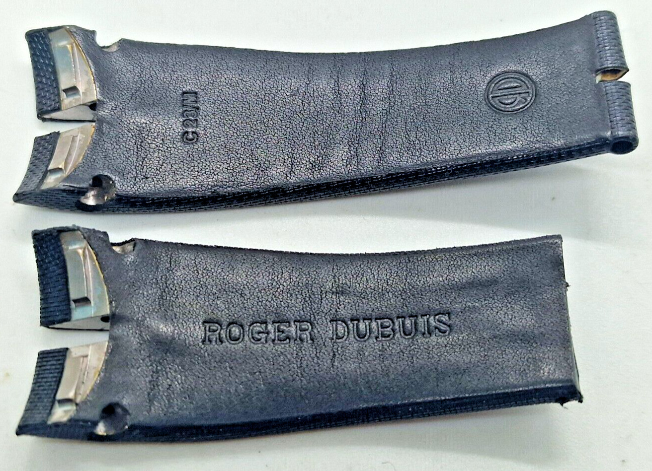 Original Roger Dubuis Excalibur Strap 23Mm Buckle 18.50Mm Leather And Fabric