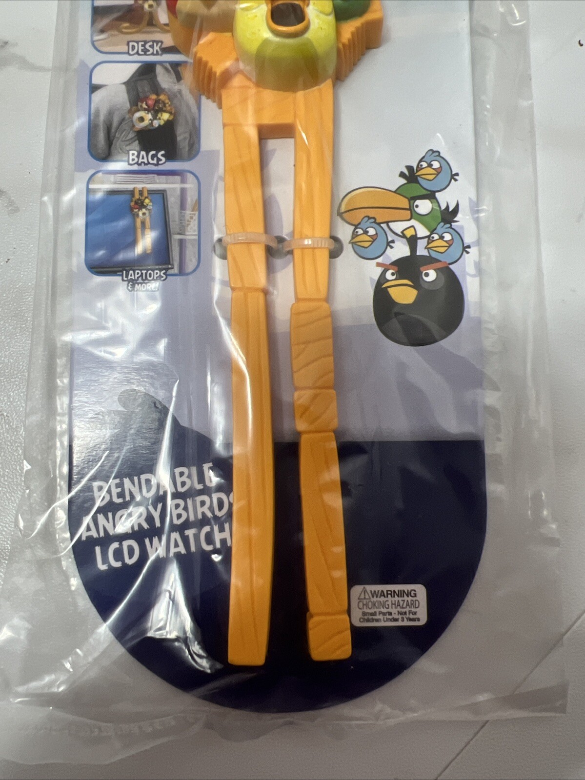 Angry Birds Bendable Wrist Wrap LCD Watch Sealed New 2013 – Vintage