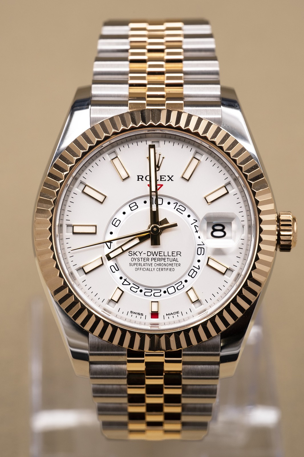 2021 Rolex SkyDweller White Dial Complete