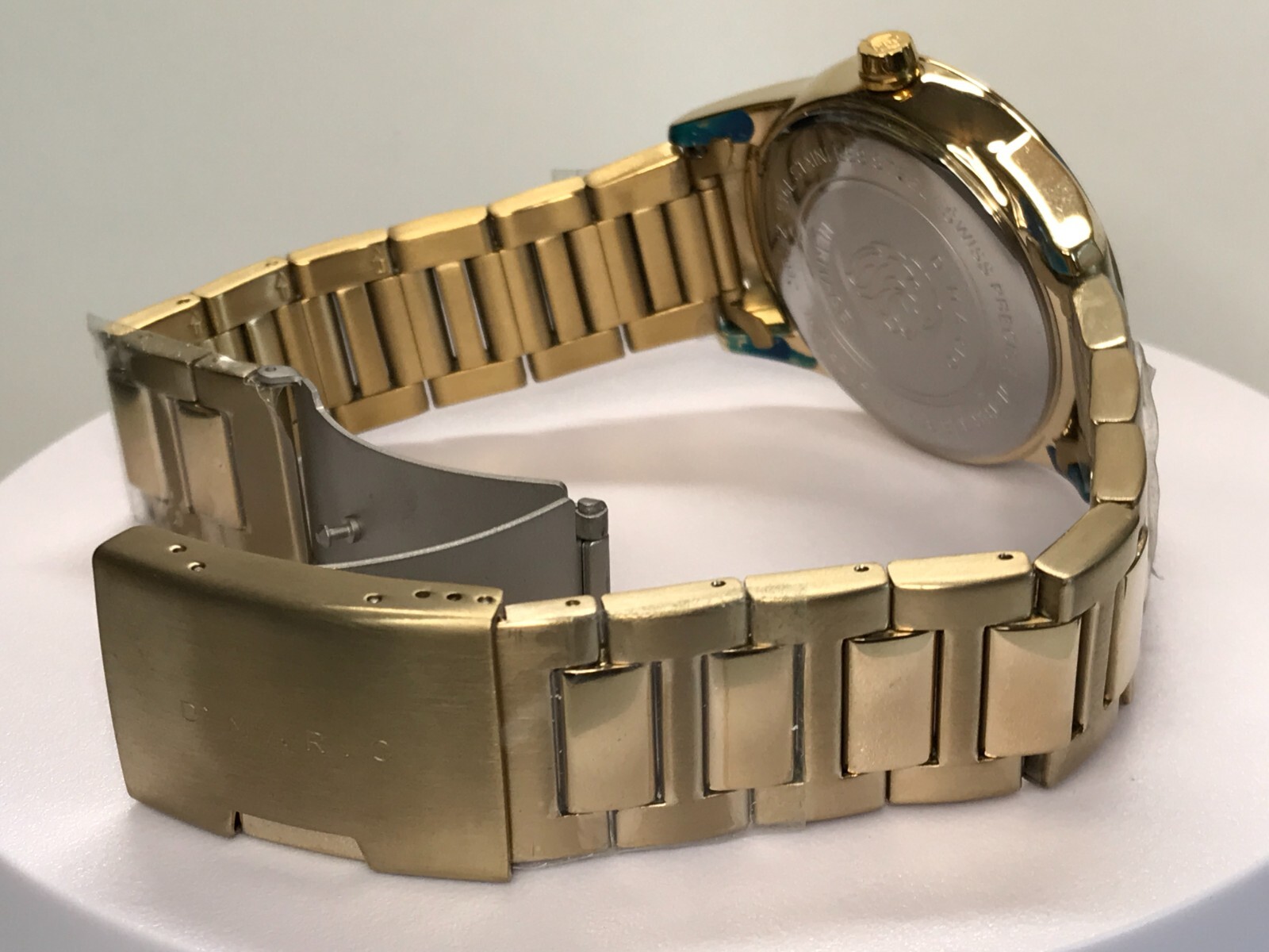 Watch NEW D’mario Heritage Switzerland NEW 18k Gold Plated All Stainless Steel