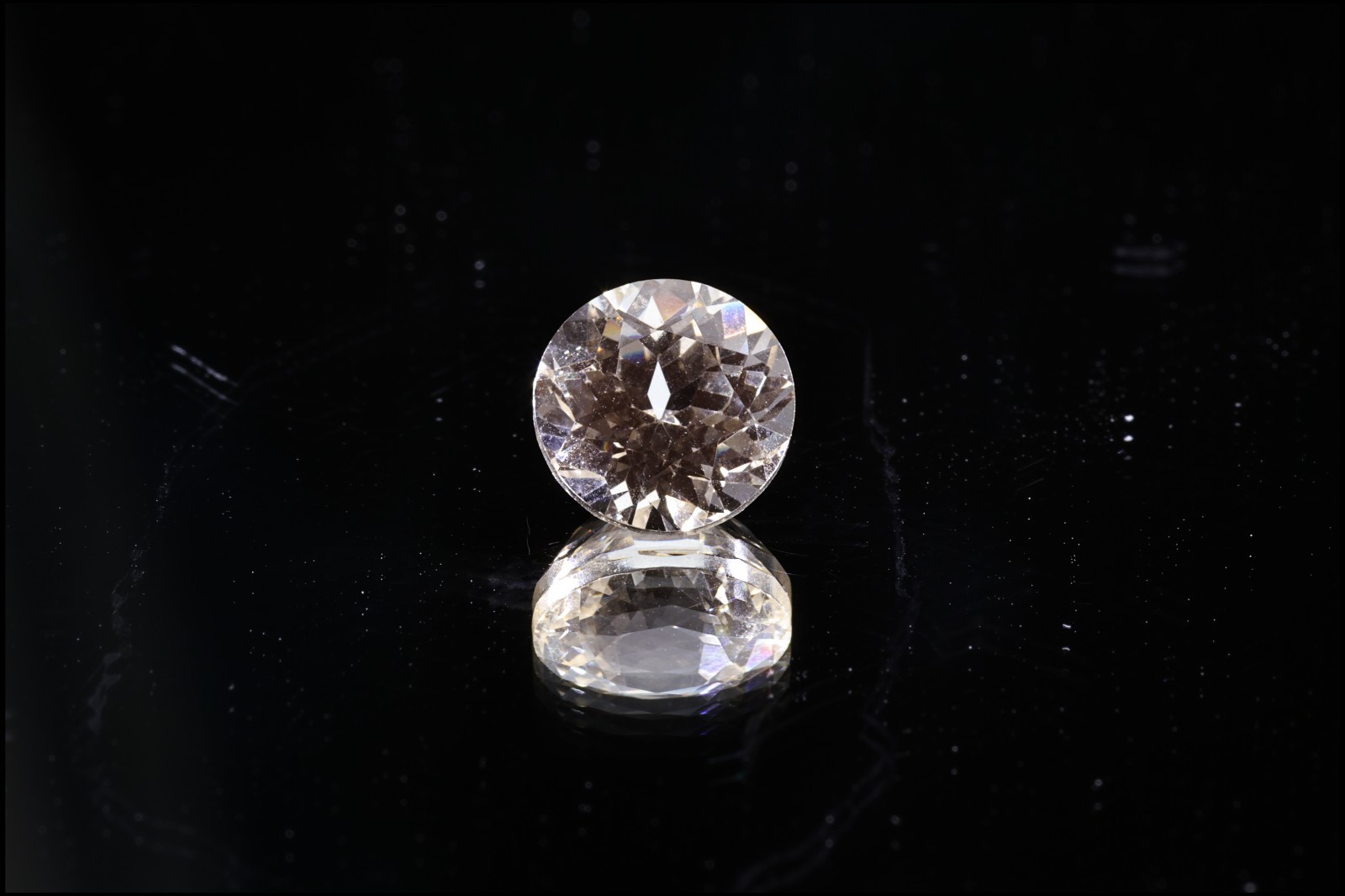 Lab Laser Crystal Gem Stone Sm:YAG Czochralski high luminous Round 3.6ct