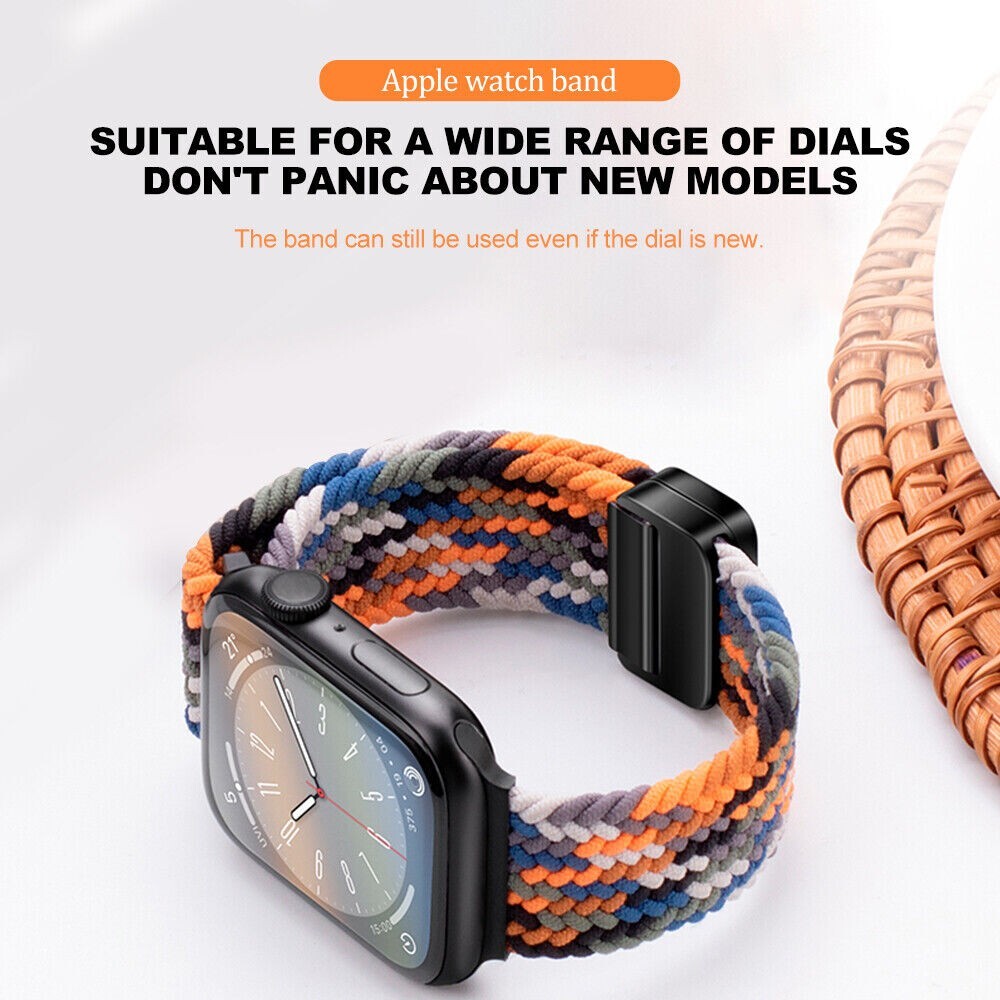 Hot Magnetic Nylon Loop Strap Band For Apple Watch Series 11-1 Ultra SE 38-49MM